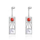 Sterling Silver Demon Slayer Tanjiro Earrings - Cherry Bomb
