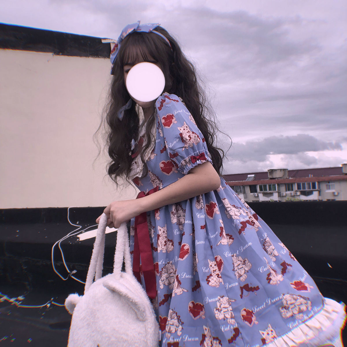 Sweet Dreams | Cat Lolita Dress - Cherry Bomb