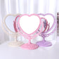 Heart Shaped Vintage Mirror - Cherry Bomb