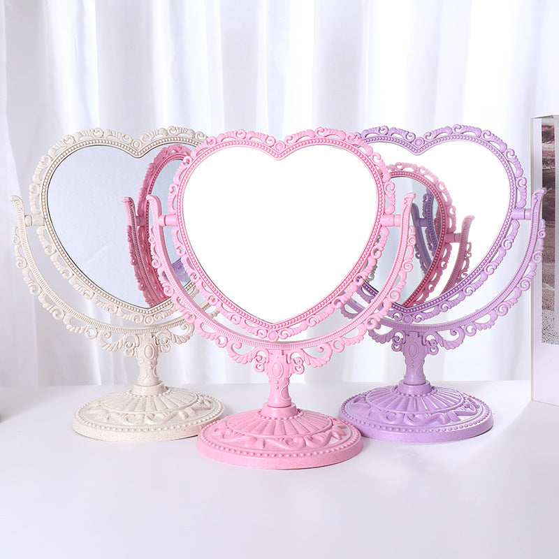 Heart Shaped Vintage Mirror - Cherry Bomb