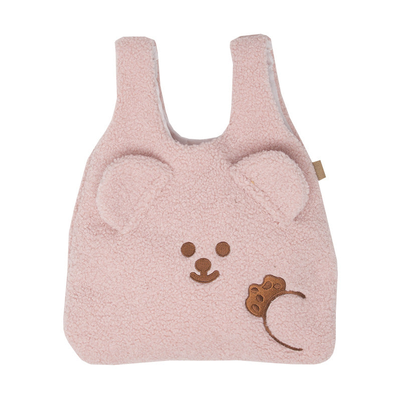 Fluffy Cute Bear Handbag - Cherry Bomb