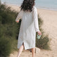 Loose Denim Overall Dress Two-piece - Cherry Bomb