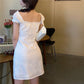 Darling Sweet Puff Sleeve Dress