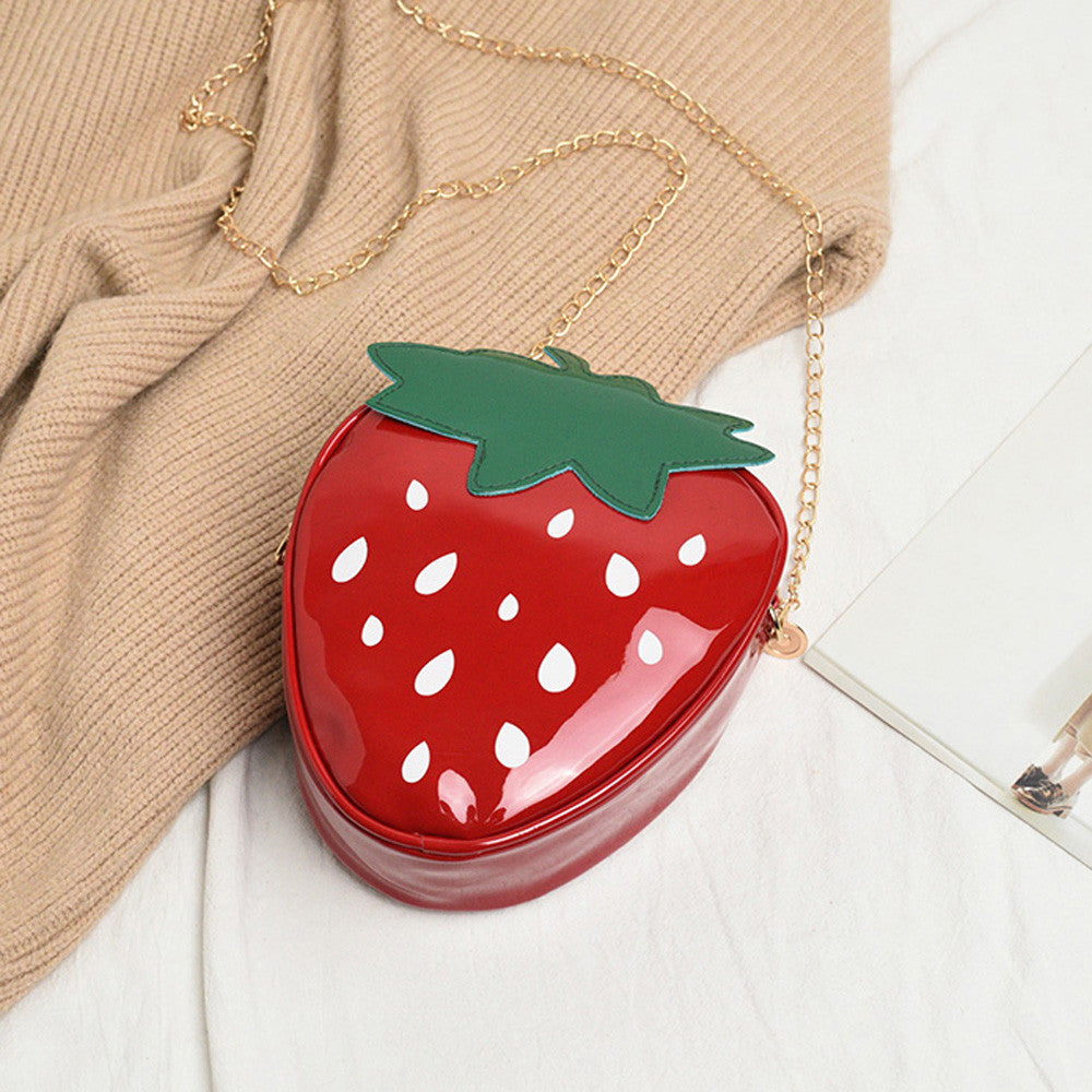 Strawberry Crossbody Shoulder Bag - Cherry Bomb