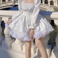 Delicate Lolita Lace Puff Sleeve Dress