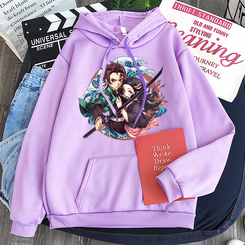 Anime Demon Slayer Hoodie | Tanjiro and Nezuko - Cherry Bomb