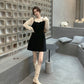 Two-piece Vintage Blouse and Wave Dress Set - Cherry Bomb