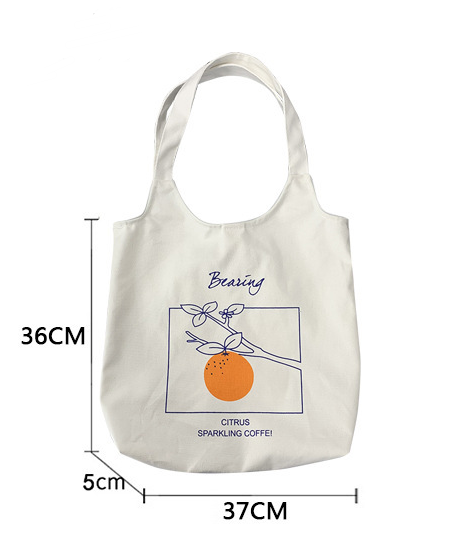 Casual Canvas Tote Bag - Cherry Bomb