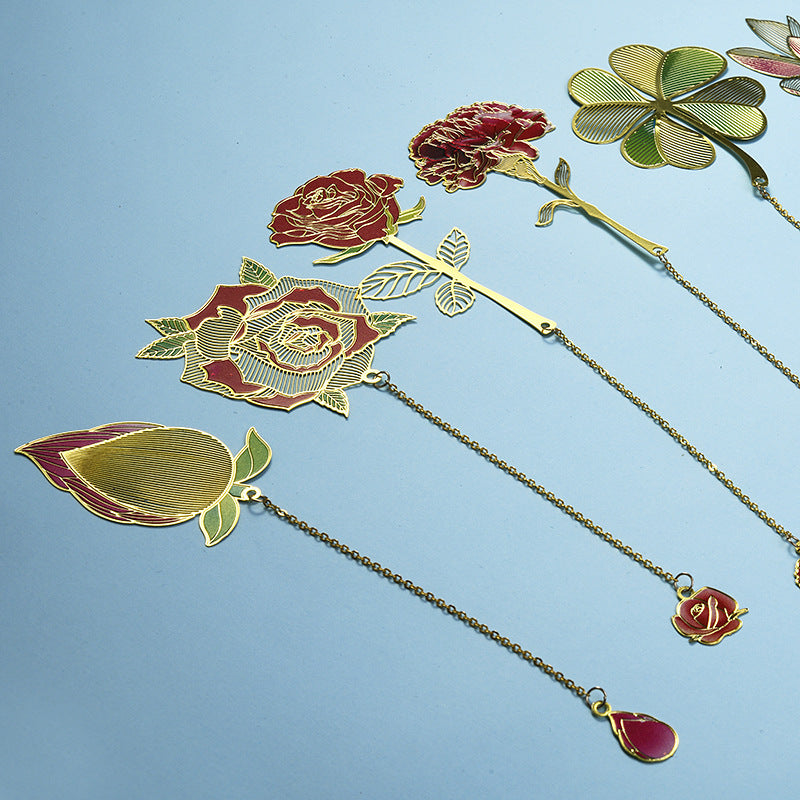 Creative Chinese Style Metal Bookmark