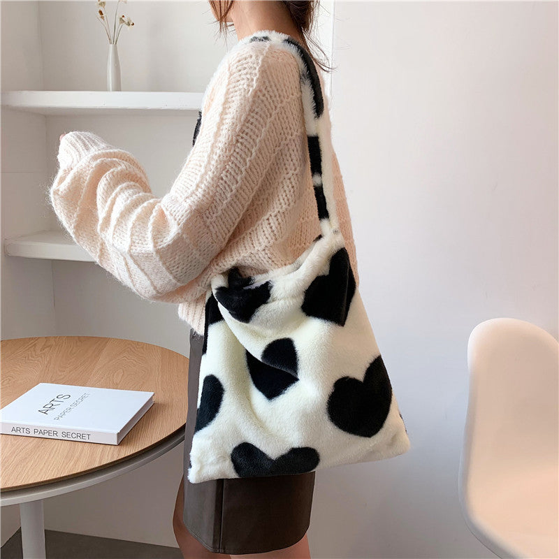 Plush Love Shoulder Bags - Cherry Bomb