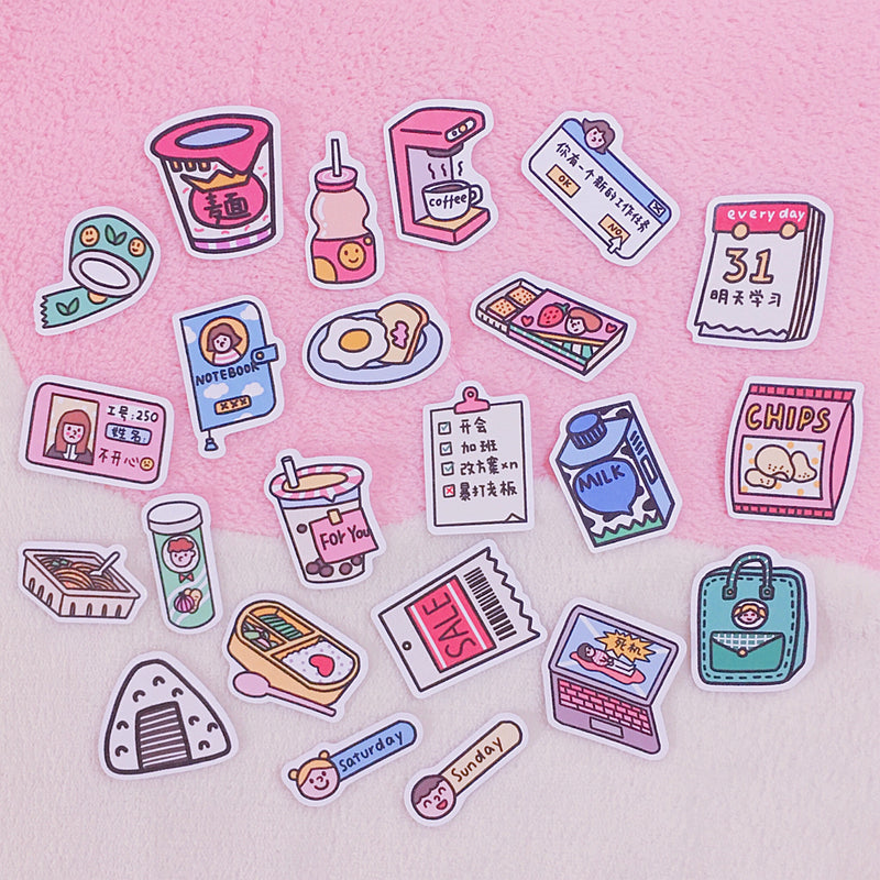 Kawaii Decorative Stickers - Cherry Bomb