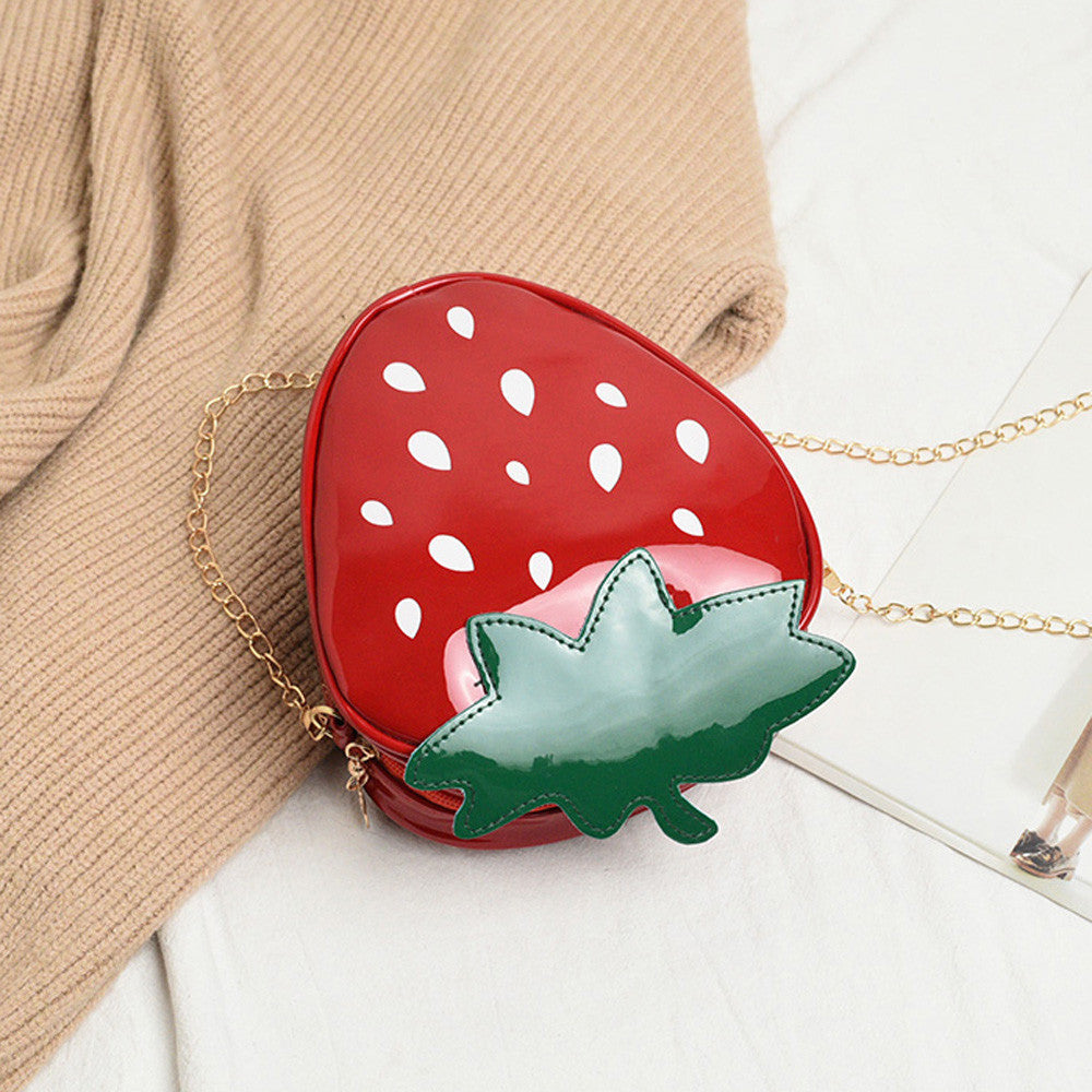 Strawberry Crossbody Shoulder Bag - Cherry Bomb