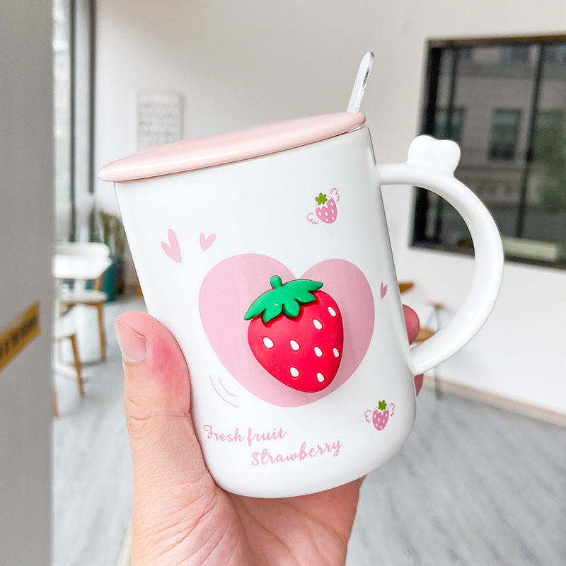 Heart Strawberry Mug - Cherry Bomb
