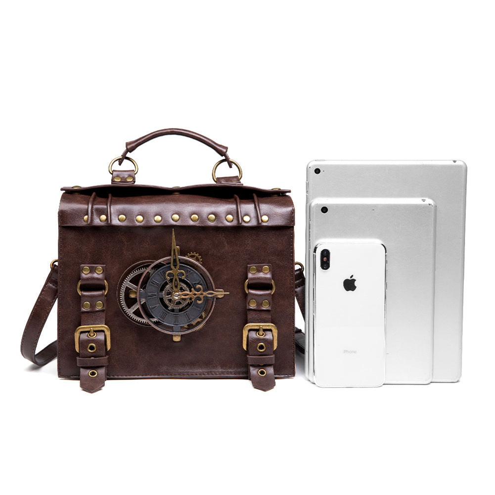 Steampunk Industrial Shoulder Bag