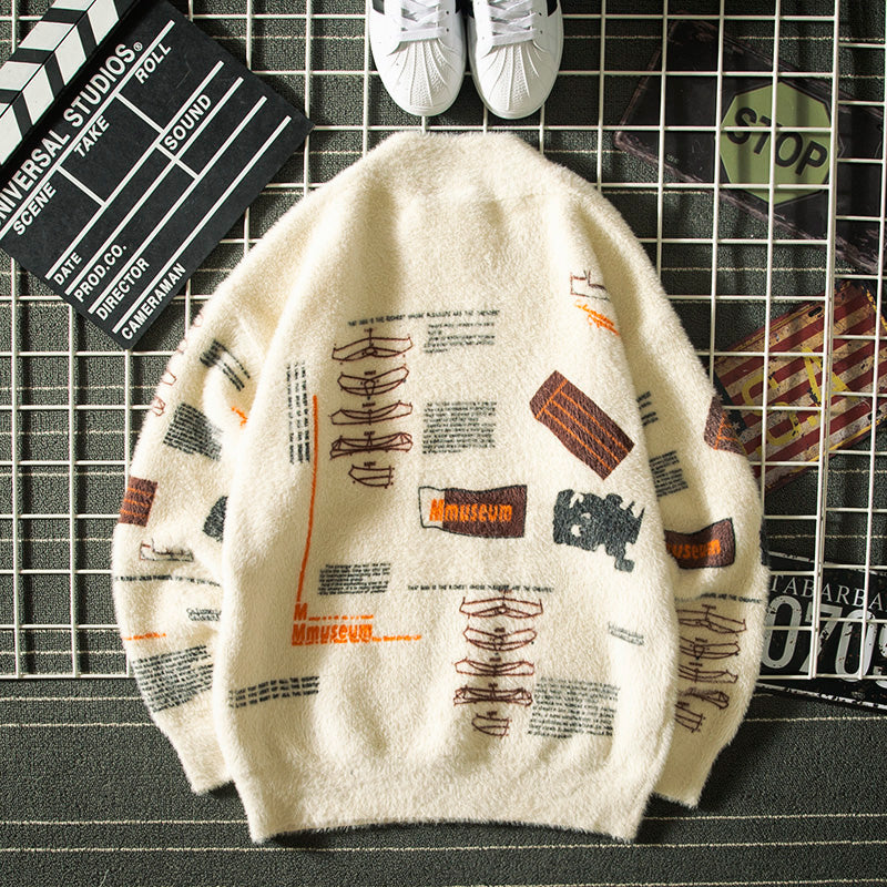 Autumn Retro Style Sweater - Cherry Bomb