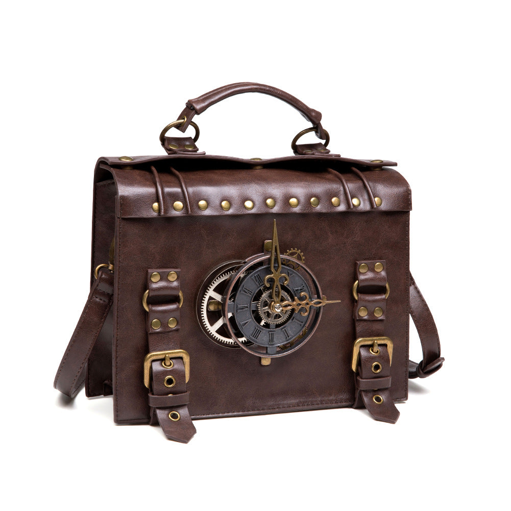 Steampunk Industrial Shoulder Bag
