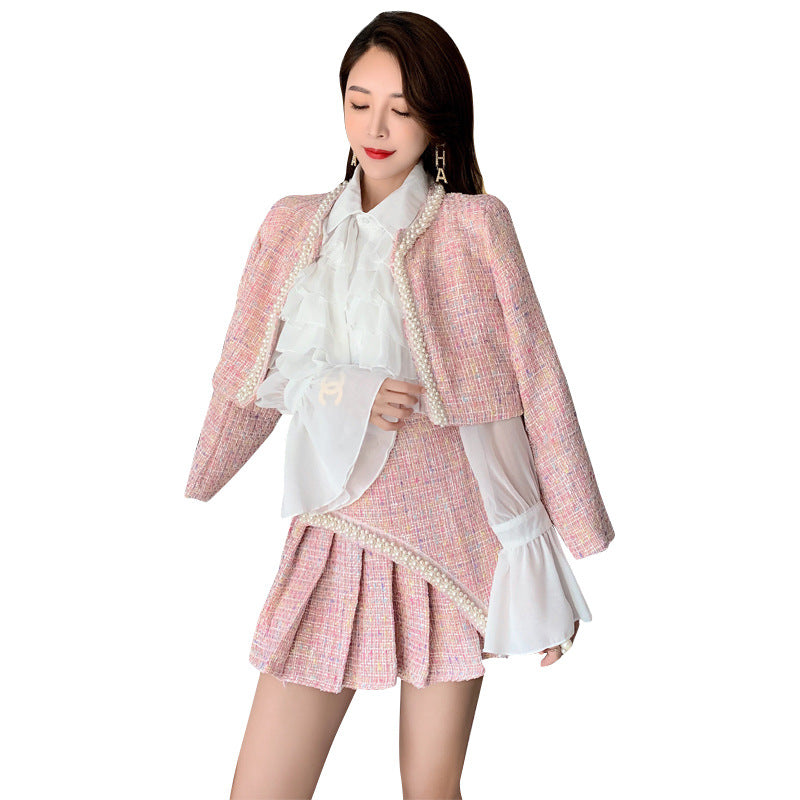 Princess Tweed Suit - Cherry Bomb