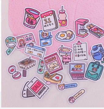 Kawaii Decorative Stickers - Cherry Bomb