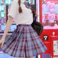 Dark Candy Plaid Skirt