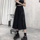 Edgy Skirt with Thin Pockets - Cherry Bomb