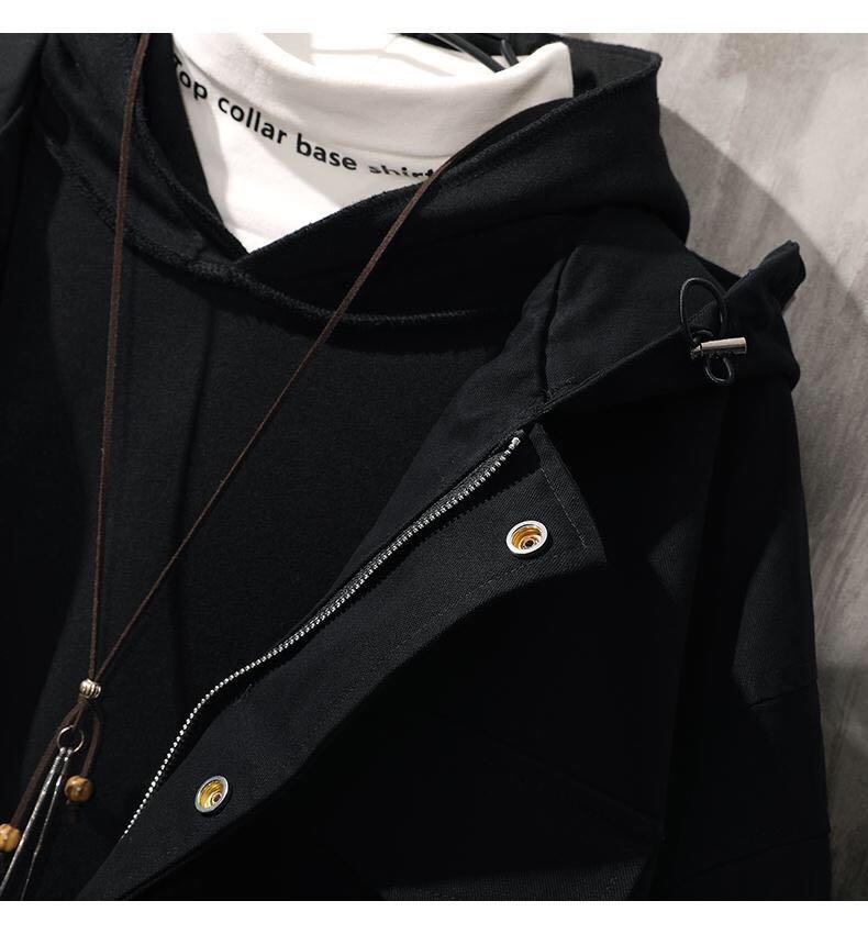 Casual Functional Style Jacket - Cherry Bomb
