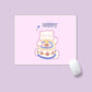 Pastel Kawaii Mouse Pad - Cherry Bomb