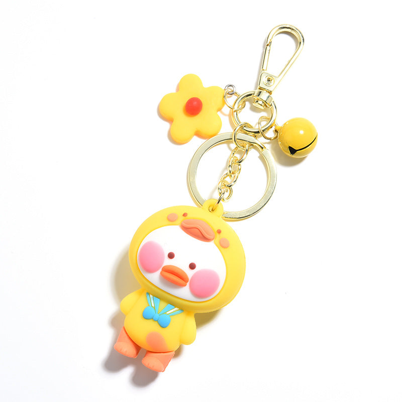 Kawaii Duck Doll Keychain Pendant