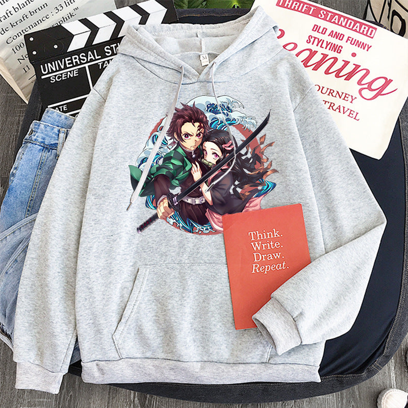 Anime Demon Slayer Hoodie | Tanjiro and Nezuko - Cherry Bomb