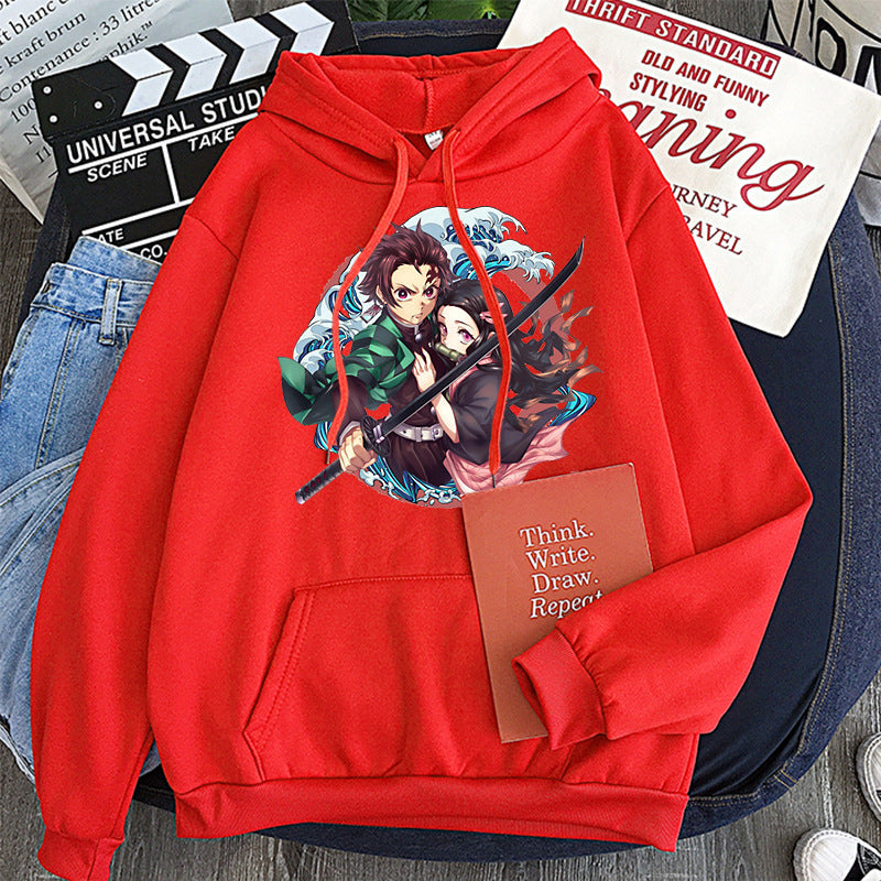 Anime Demon Slayer Hoodie | Tanjiro and Nezuko - Cherry Bomb