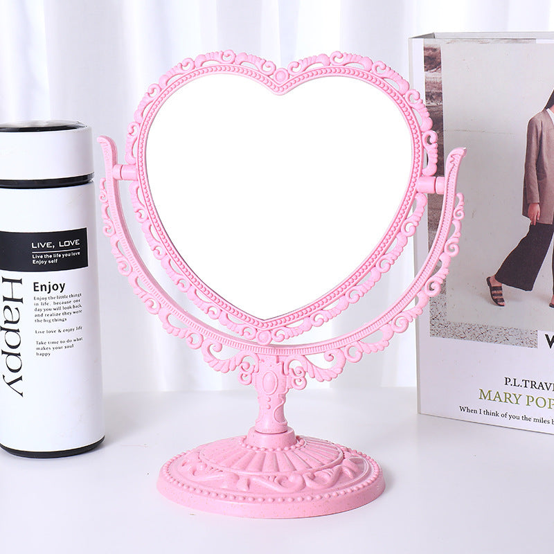 Heart Shaped Vintage Mirror - Cherry Bomb