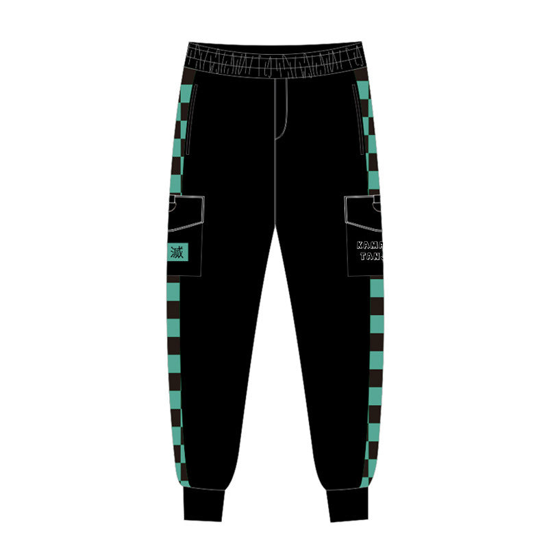Tanjiro Demon Slayer Cargo Joggers