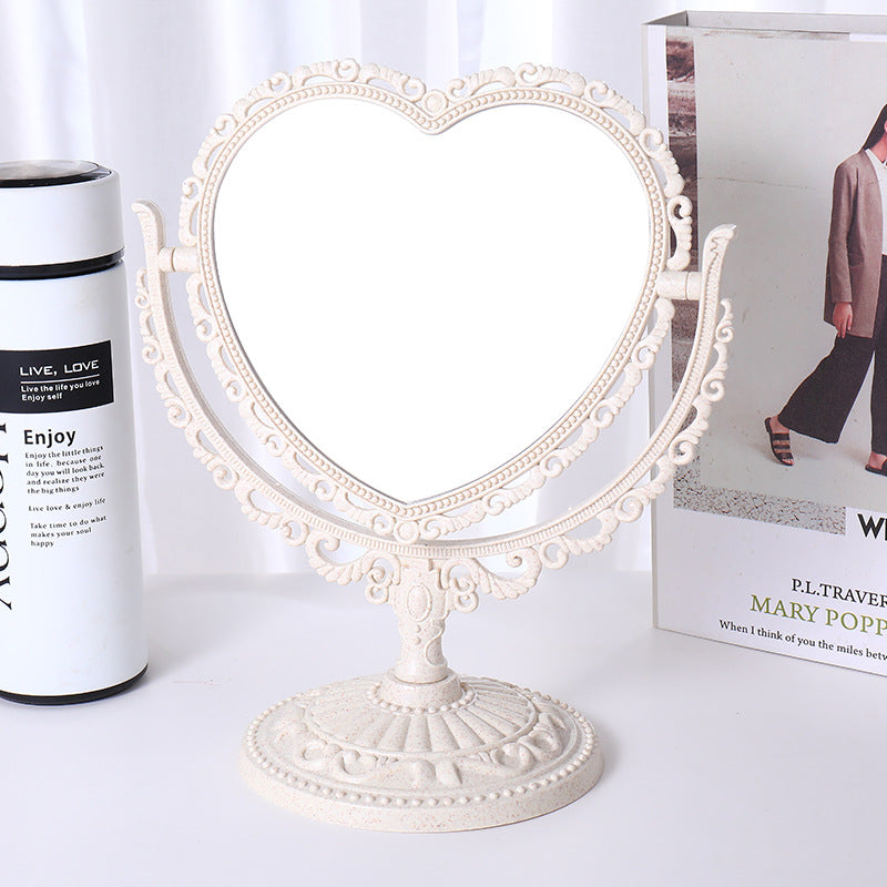 Heart Shaped Vintage Mirror - Cherry Bomb