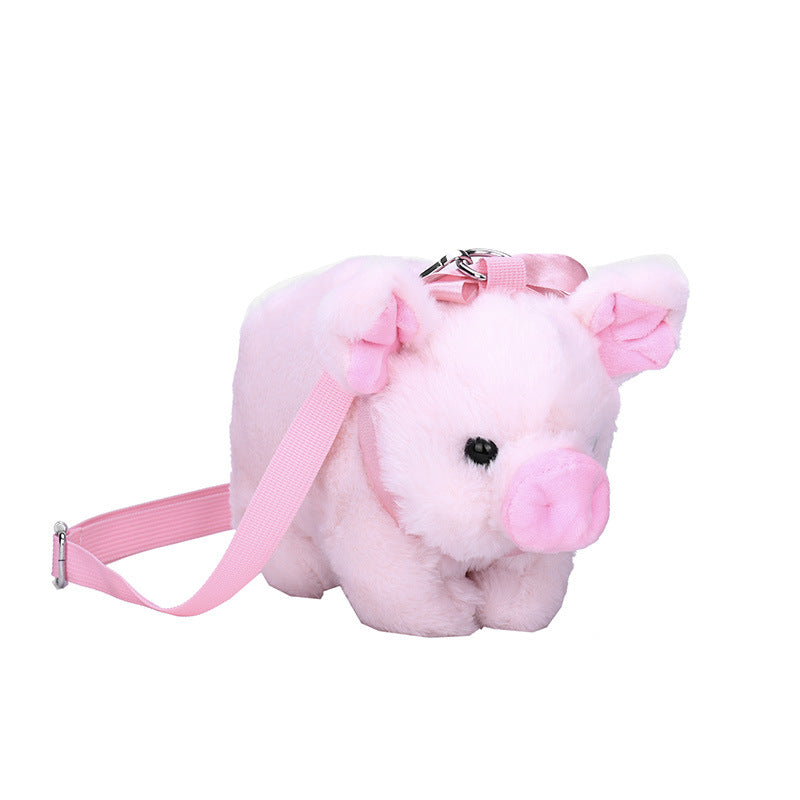 Piggy Plush Shoulder Bag - Cherry Bomb