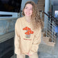 Mushroom Embroidery Women's Casual Sweater - Cherry Bomb