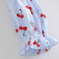 Cherry Print Plaid Top - Cherry Bomb