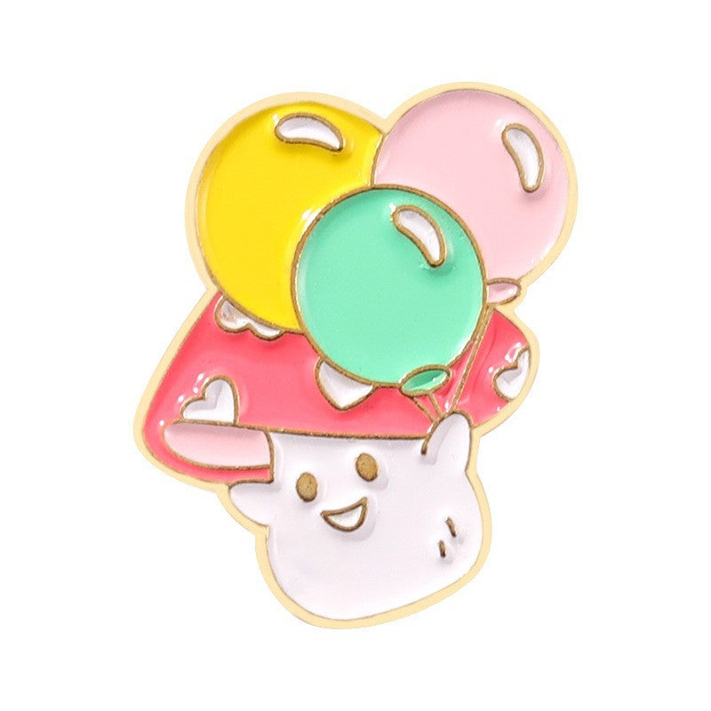Mushroom Brooches - Cherry Bomb