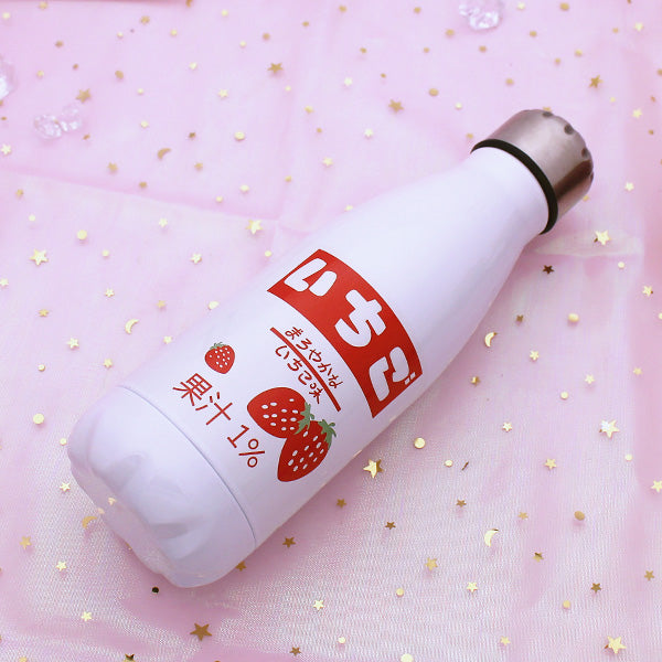 Cute Japanese Stainless Steel Bottle - Cherry Bomb