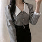 Chiffon Vintage Blouse - Cherry Bomb