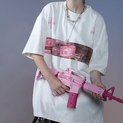 Harajuku Style T-shirt - Cherry Bomb