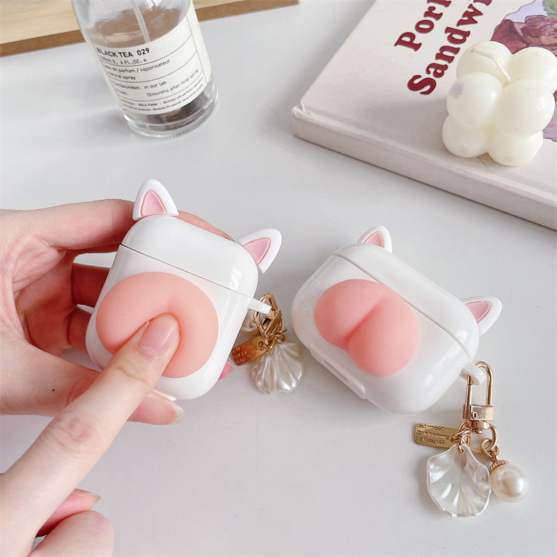 Kitty Butt Stress Relieve Airpods Case