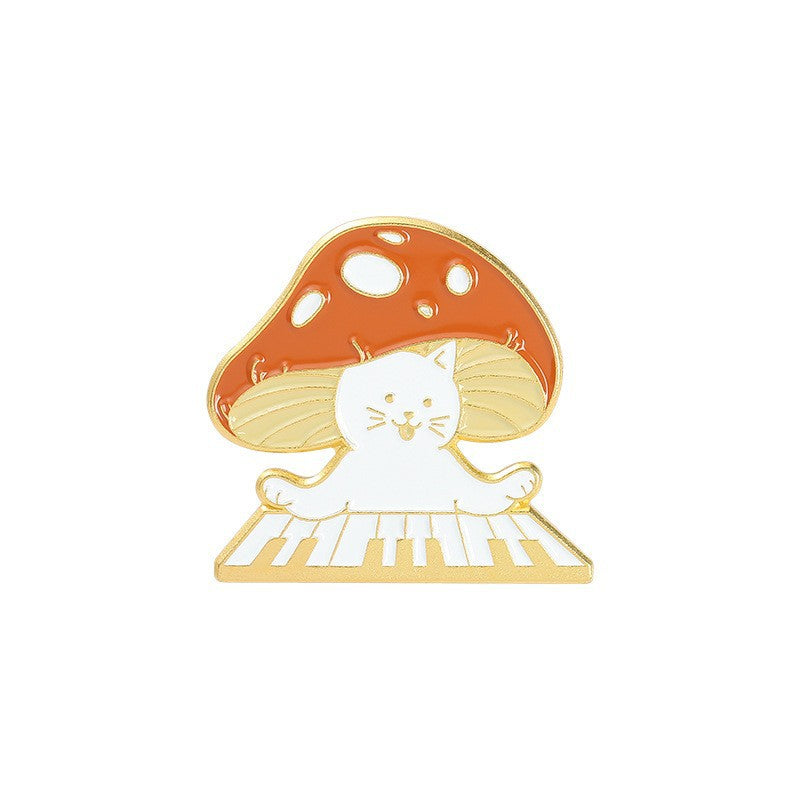 Mushroom Brooches - Cherry Bomb