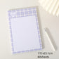 Kawaii Grid Memo Note Pads - Cherry Bomb