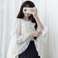 Chiffon Lace Blouse - Cherry Bomb