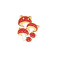 Mushroom Brooches - Cherry Bomb