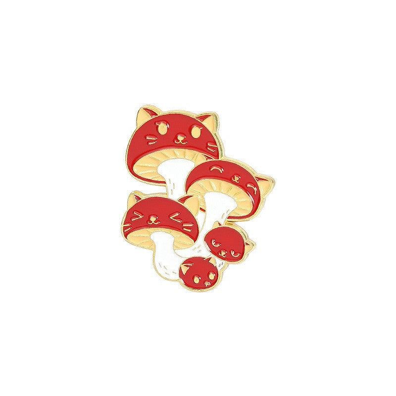 Mushroom Brooches - Cherry Bomb