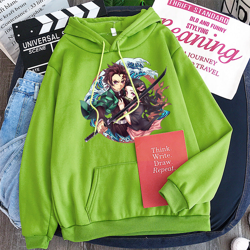 Anime Demon Slayer Hoodie | Tanjiro and Nezuko - Cherry Bomb