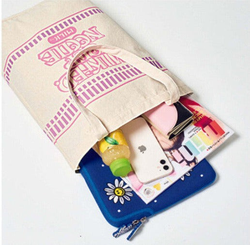 Cup Noodle Canvas Tote Bag