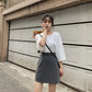 Trendy Basic Skirt - Cherry Bomb