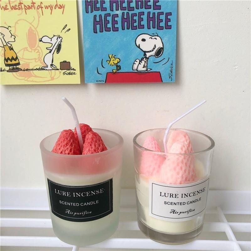 Strawberry Scented Candle - Cherry Bomb