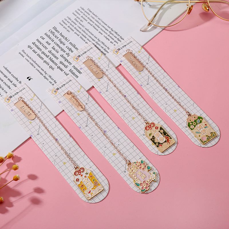 Beautiful Chinese Bookmark - Cherry Bomb